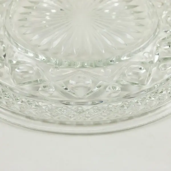 Imperial Glass Cape Cod Clear Set of 5 Salad Plates 8 Inch