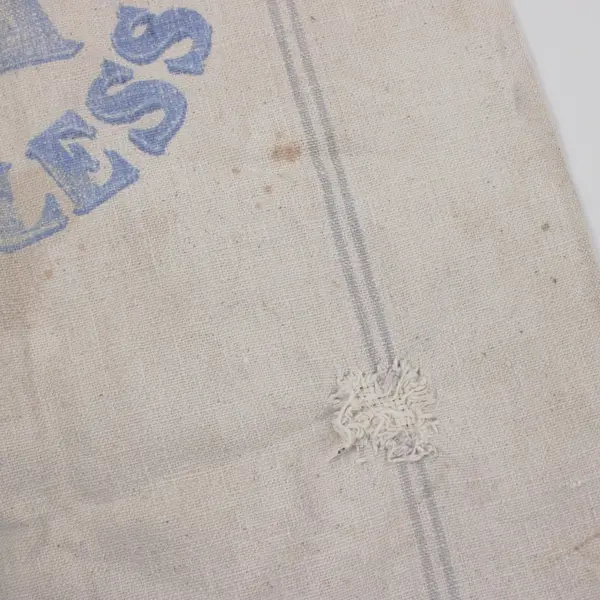 AHN Co. Vintage Seamless Feed Sack 19 x 40 Inch FLAWED
