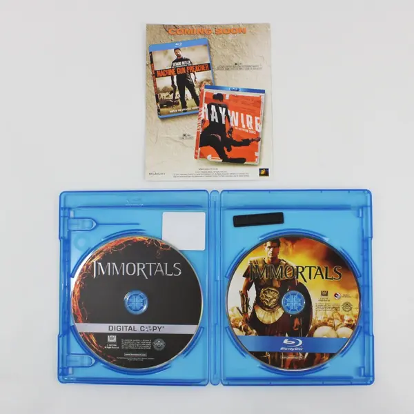 Immortals Blu-ray 2011 Henry Cavill Mickey Rourke Fantasy Action