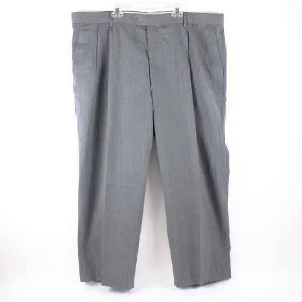 Joseph & Feiss International Men's Gray Dress Pants 44x26