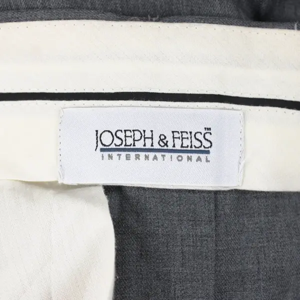 Joseph & Feiss International Men's Gray Dress Pants 44x26