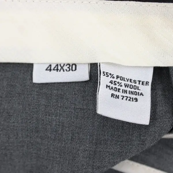 Joseph & Feiss International Men's Gray Dress Pants 44x26
