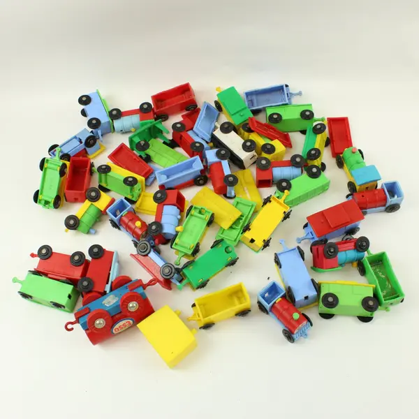 1960 Vintage Child Guidance Railroad Toy Plastic Vinyl
