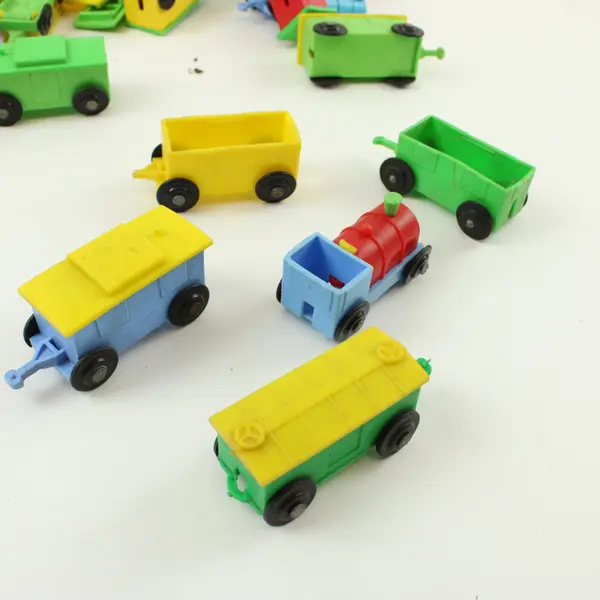 1960 Vintage Child Guidance Railroad Toy Plastic Vinyl