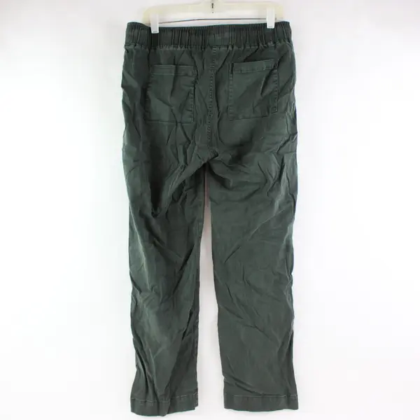 Buffalo David Bitton Women's Medium Dark Green Tapered Drawstring Pants