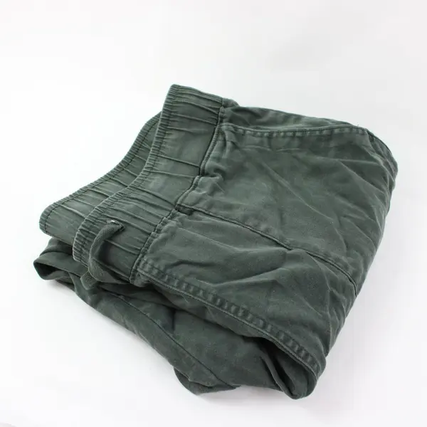 Buffalo David Bitton Women's Medium Dark Green Tapered Drawstring Pants