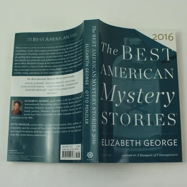 The Best American Mystery Stories 2016 Elizabeth George Editor PB Good