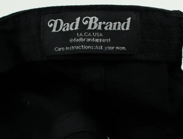 Dad Brand Papi Black Baseball Cap Hat One Size