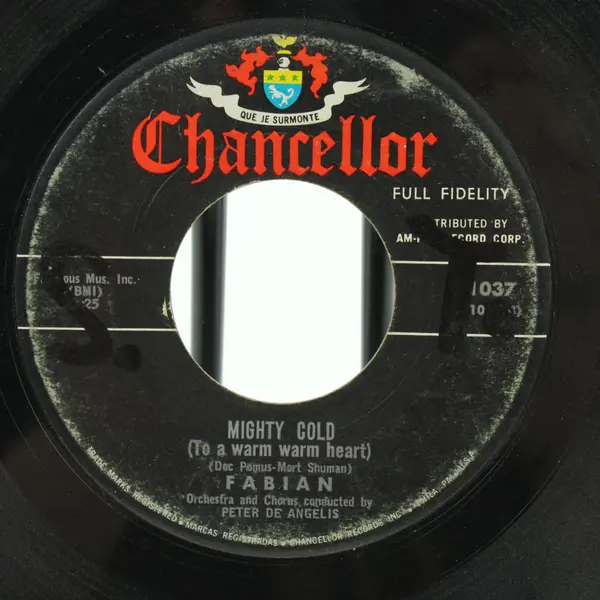 Fabian Tiger / Mighty Cold (To A Warm Warm Heart) 7" Vinyl Record