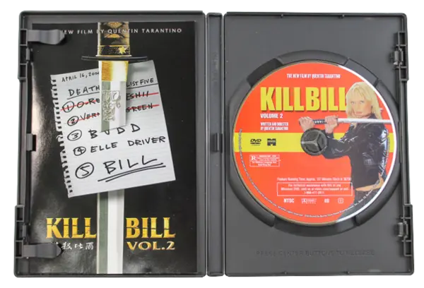 Kill Bill Volume 2 DVD Quentin Tarantino Uma Thurman Rated R