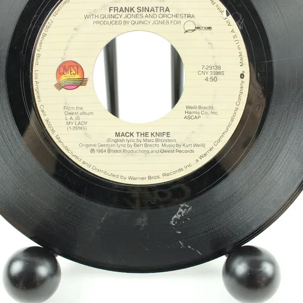 Frank Sinatra Mack the Knife / It's All Right With Me Qwest Records 7" Vinyl