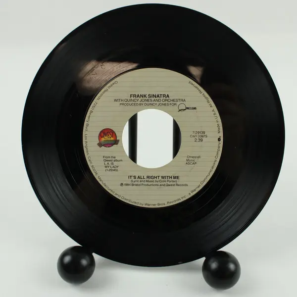 Frank Sinatra Mack the Knife / It's All Right With Me Qwest Records 7" Vinyl