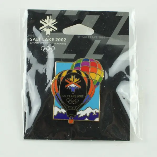 Aminco Salt Lake City 2002 Winter Olympics Hot Air Balloon Pin