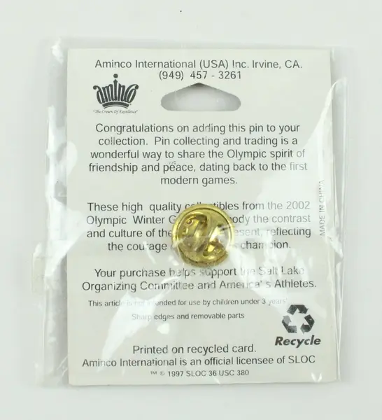 Aminco Salt Lake City 2002 Winter Olympics Hot Air Balloon Pin
