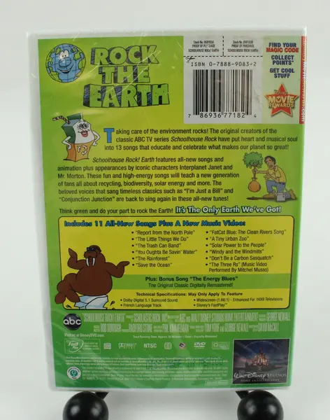 Schoolhouse Rock Earth DVD 2009 Disney NEW