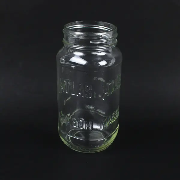 Atlas Mason Jar 40 oz Clear Glass Vintage No Lid