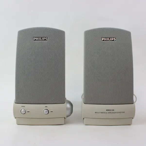Philips MMS130 Multimedia Computer Speakers Stereo System