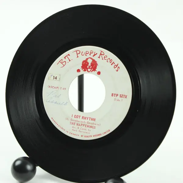 The Happenings I Got Rhythm / You're in a Bad Way 7' Vinyl B.T. Puppy 527X