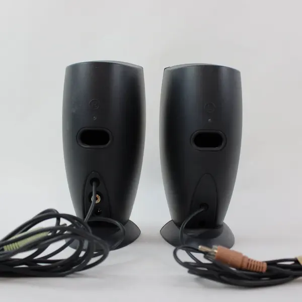 Dell A215 2.0 Stereo Multimedia PC Computer Speakers Black Untested