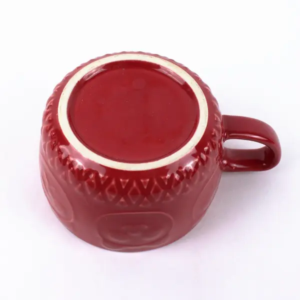 Hekobag Red Panda Red Ceramic Coffee Mug 