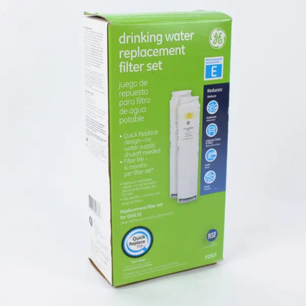 GE FQSLF GXSL55 Under Sink Water Filter Replacement Set 6 Month