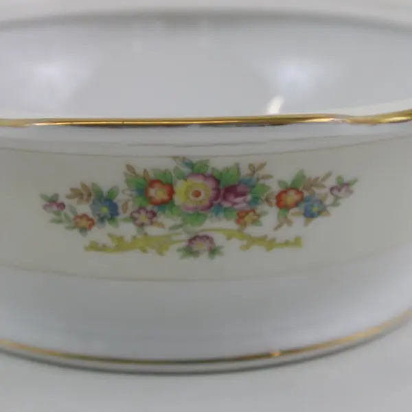 Imperial China Japan Floral Gold Covered Vegetable Bowl