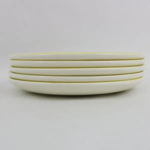 Set of 5 Brock California Farmhouse Yellow Bread & Butter Plates