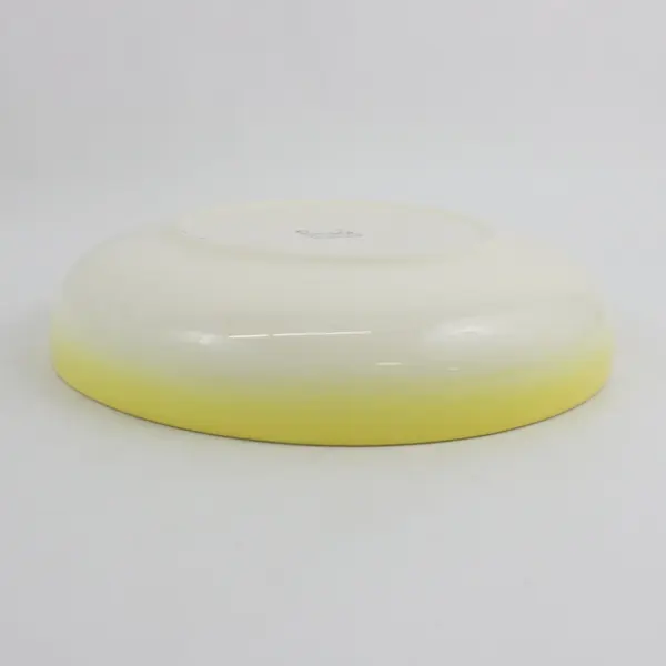 Brock California Farmhouse Yellow Round Salad Bowl 9 Inch