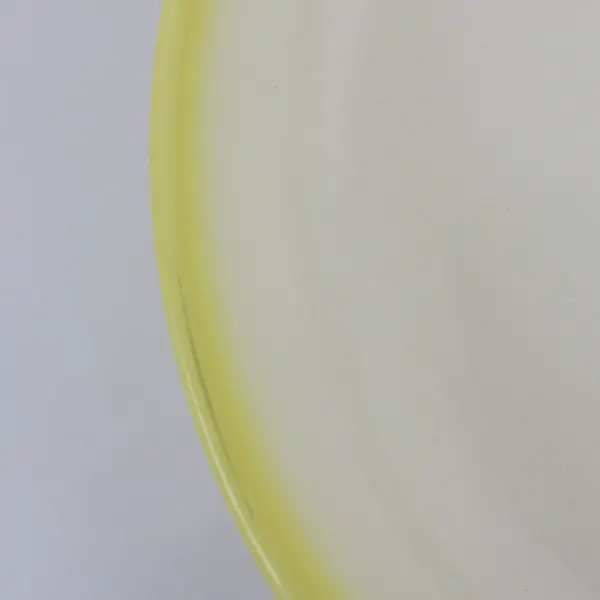Brock California Farmhouse Yellow Round Salad Bowl 9 Inch