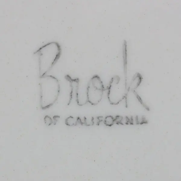 Brock of California Farmhouse Yellow Farm Scene Dinner Plate 11 Inch