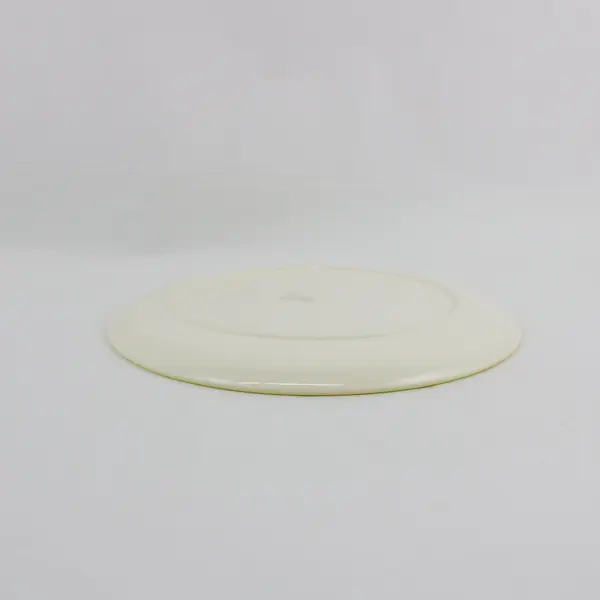 Brock of California Farmhouse Yellow Farm Scene Dinner Plate 11 Inch