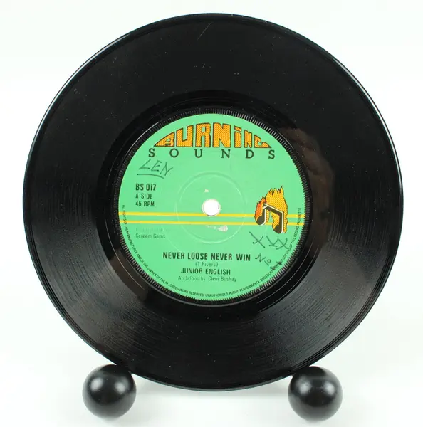 Junior English Never Lose Never Win/Win a Version Aurnic Sounds BS017 7" 45 RPM