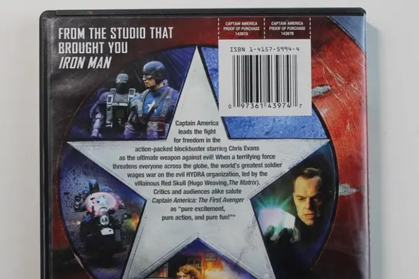 Captain America The First Avenger (2011) DVD Marvel Paramount