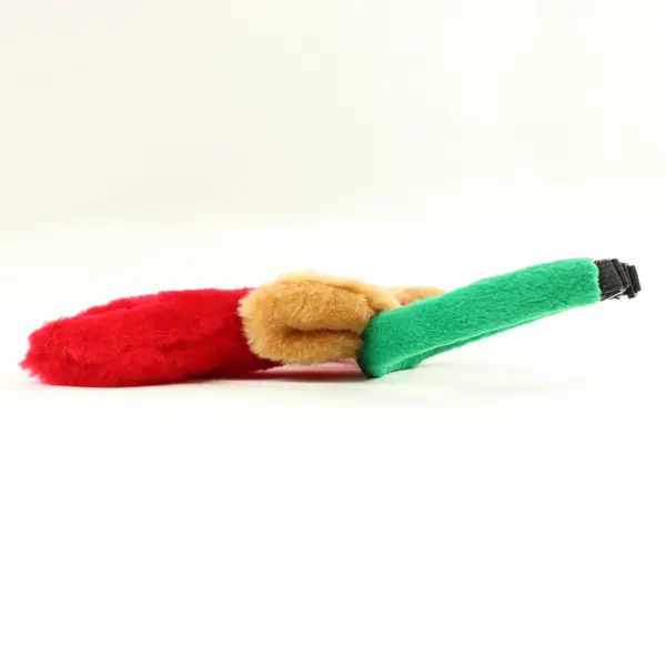 Plush Puppies Dog Antlers Headband Green Adjustable Strap Costume