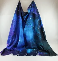 Blue Galaxy Starry Sky Tapestry Wall Hanging