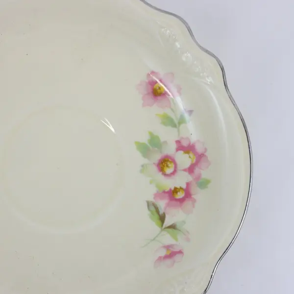 Set of 7 Antique C.C. Thompson Floral Fruit Bowls Decorative Serveware