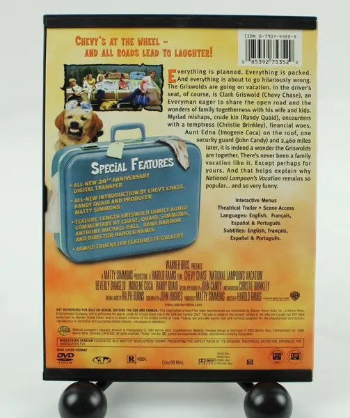 National Lampoon's Vacation DVD 1983 Chevy Chase Comedy 20th Anniversary Edition