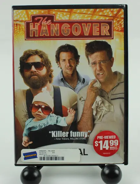 The Hangover DVD 2009 Rental Exclusive Blockbuster Warner Bros R-Rated