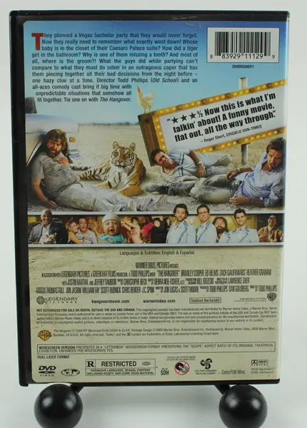 The Hangover DVD 2009 Rental Exclusive Blockbuster Warner Bros R-Rated