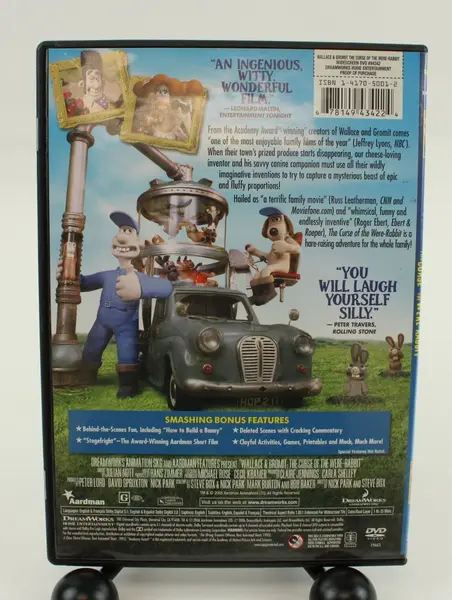 Wallace & Gromit The Curse of the Were-Rabbit DVD 2005 Animated