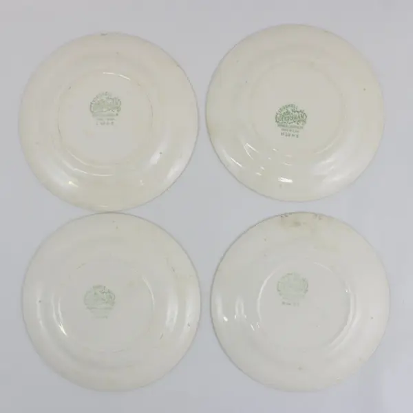 4 Homer Laughlin Georgian Countess Floral Bread Dessert Plates