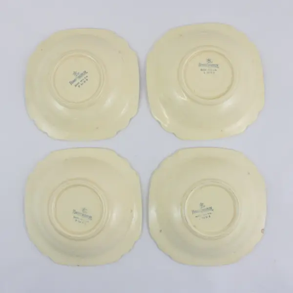 Homer Laughlin Esther Square Fruit Bowls Set of 4 1930s