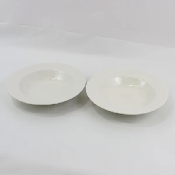 Block Gala Set of 2 Large Rim Soup Bowls 9-1/8"