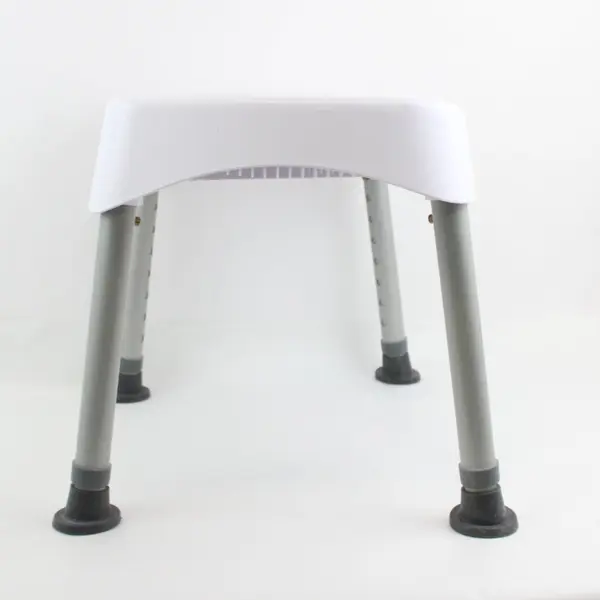 Carex Adjustable Bath & Shower Seat Stool Perforated 4-Leg
