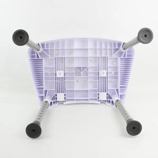 Carex Adjustable Bath & Shower Seat Stool Perforated 4-Leg