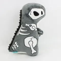 Bellzi Fossil Rexxi Dinosaur Plush Black Glow in the Dark 13 Inch