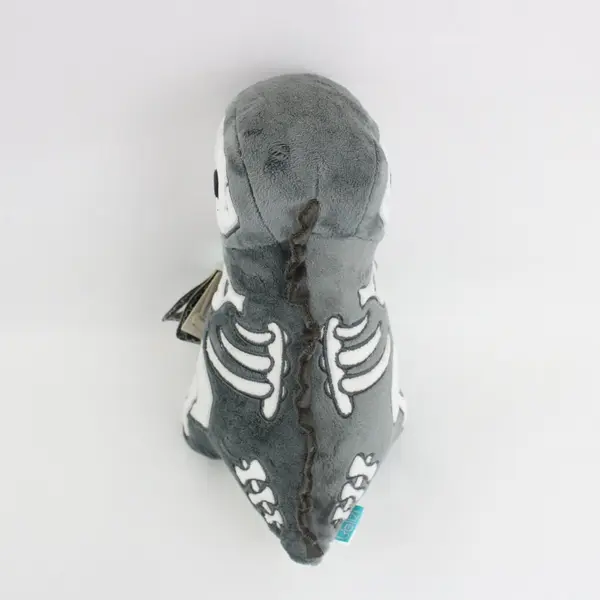 Bellzi Fossil Rexxi Dinosaur Plush Black Glow in the Dark 13 Inch