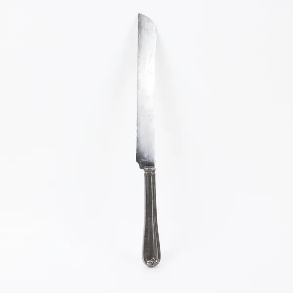 Gorham Heritage Silverplate Cake Knife with Replaced Stainless Steel Blade 