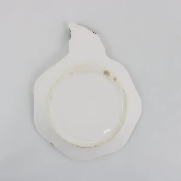 Ceramic Snowman Trinket Dish Jewelry Coin Key Holder Holiday Decor