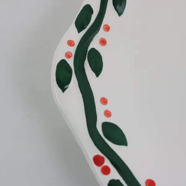 Ceramic Snowman Trinket Dish Jewelry Coin Key Holder Holiday Decor